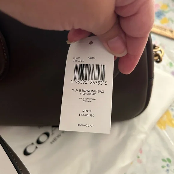 Coach Dark Brown Leather Satchel - Picture 4 of 8